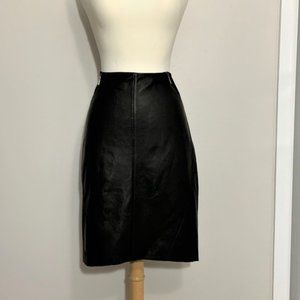 Elie Tahari Leather Pencil Skirt